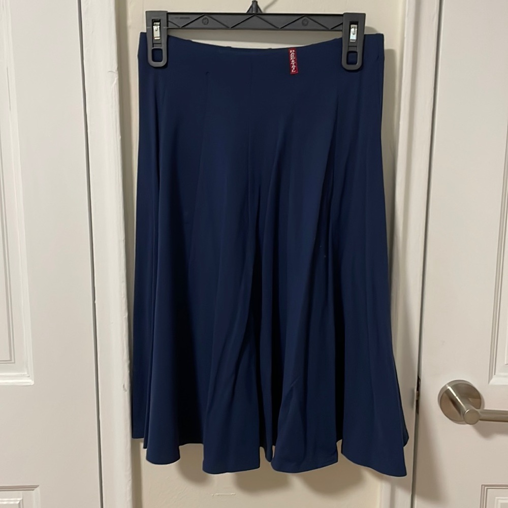 Hardtail midi blue skirt